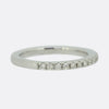 Diamond Half Eternity Wedding Band Ring Size I