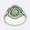 Art Deco Emerald and Diamond Tablet Ring