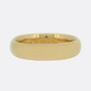 Art Deco 22ct Rose Gold Wedding Band Ring 4.5mm Size K 1/2