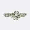 Vintage 1.03 Carat Diamond Solitaire Engagement Ring