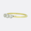 Vintage Three-Stone Diamond Ring