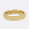 Art Deco 22ct Rose Gold Wedding Band Ring 4.5mm Size K 1/2