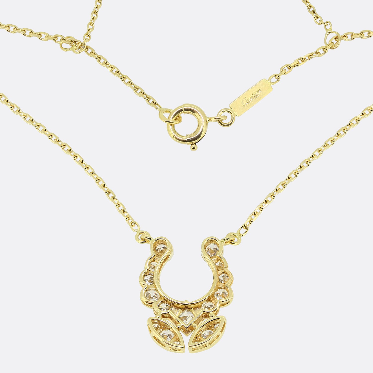 Cartier on sale horseshoe necklace