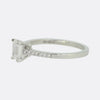 0.64 Carat Emerald Cut Diamond Engagement Ring