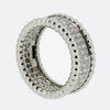 Van Cleef and Arpels Perlée Three Row Diamond Ring