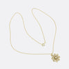 Victorian Pearl Sunflower Locket Necklace