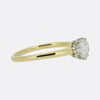 0.92 Carat Transitional Cut Diamond Solitaire Ring