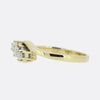 Vintage Three Stone 0.22 Carat Diamond Twist Ring