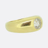 0.84 Carat Transitional Cut Diamond Gypsy Ring