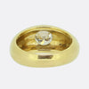 0.84 Carat Transitional Cut Diamond Gypsy Ring