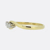Vintage Three Stone 0.20 Carat Diamond Twist Ring