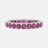 Natural Ruby Full Eternity Ring Size L 1/2 (52)