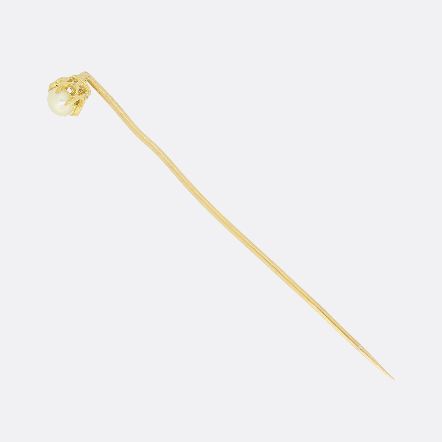 French Antique Pearl Stick Pin