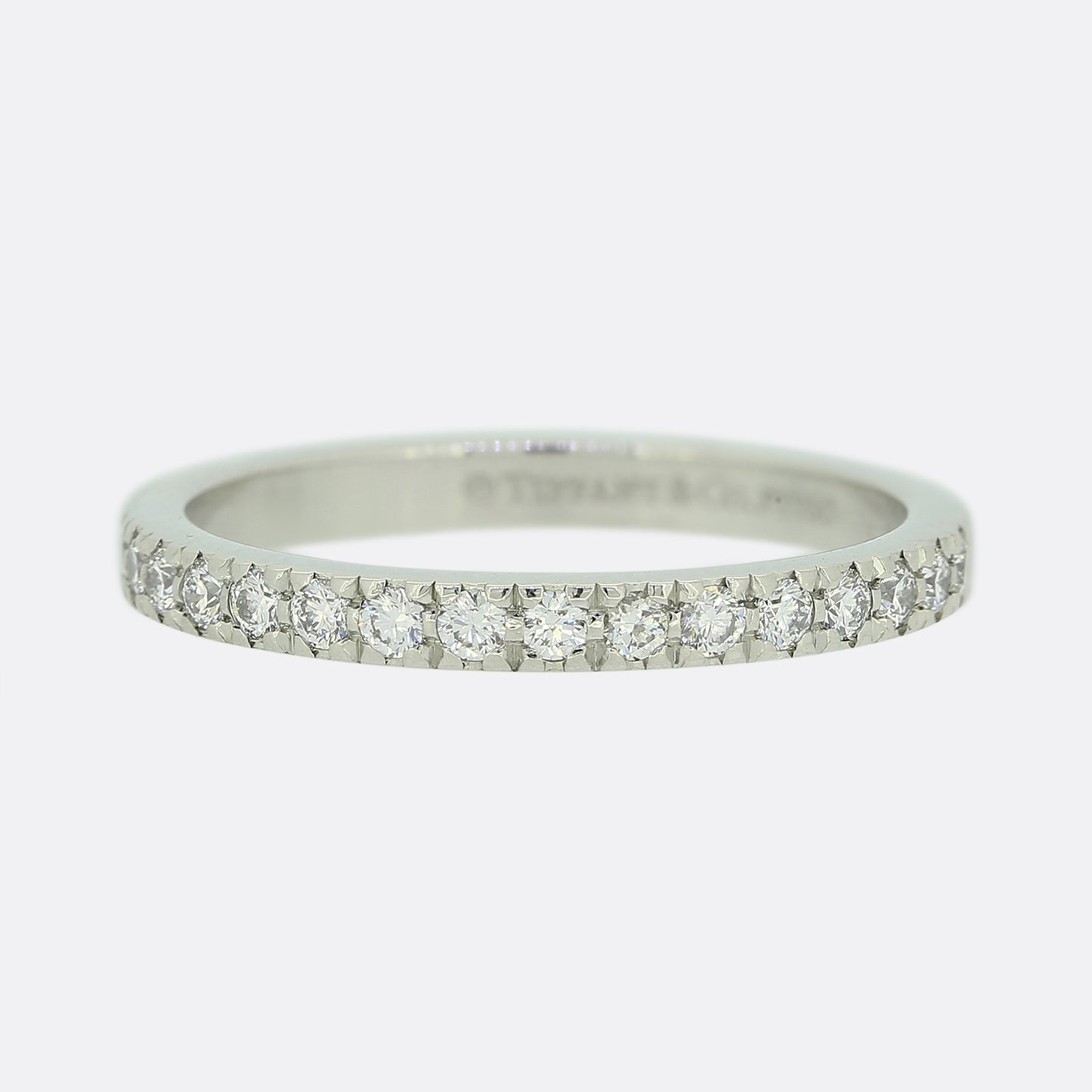 Tiffany & Co. 0.20 Carat Diamond Half Eternity Ring