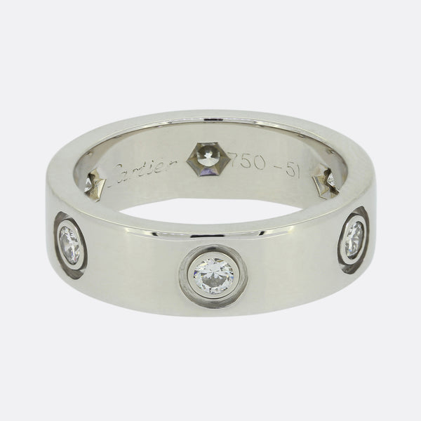 Cartier Six Diamond LOVE Ring Size L (51)