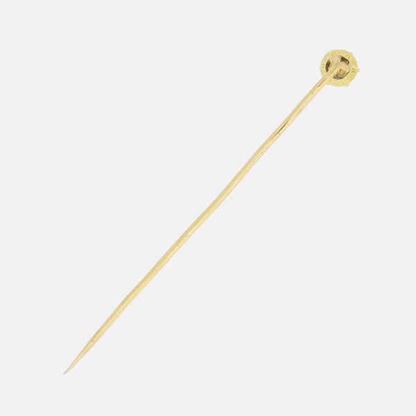 French Antique Pearl Stick Pin