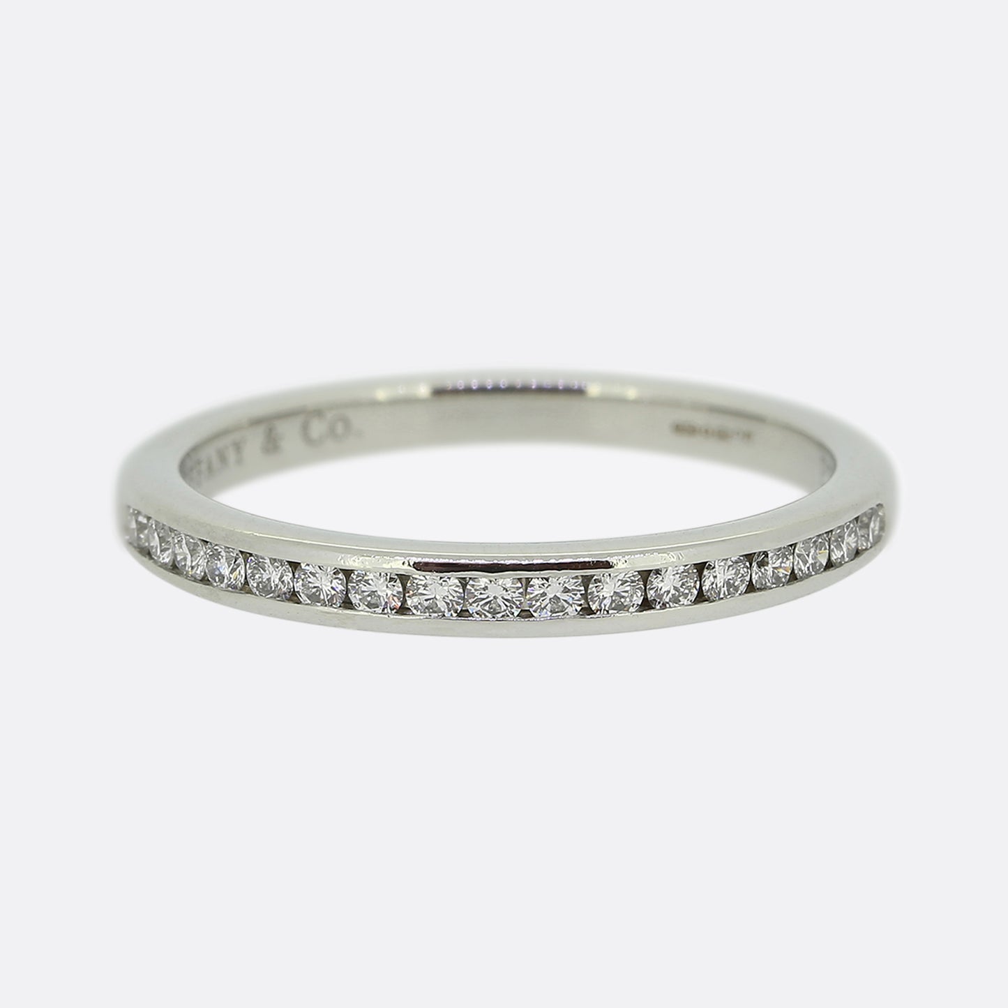 Tiffany & Co. 0.17 Carat Diamond Half Eternity Ring
