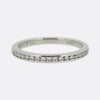 Tiffany & Co. 0.17 Carat Diamond Half Eternity Ring