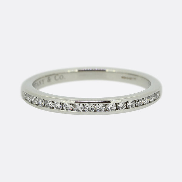Tiffany & Co. 0.17 Carat Diamond Half Eternity Ring