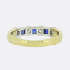 Sapphire and Diamond Seven Stone Ring