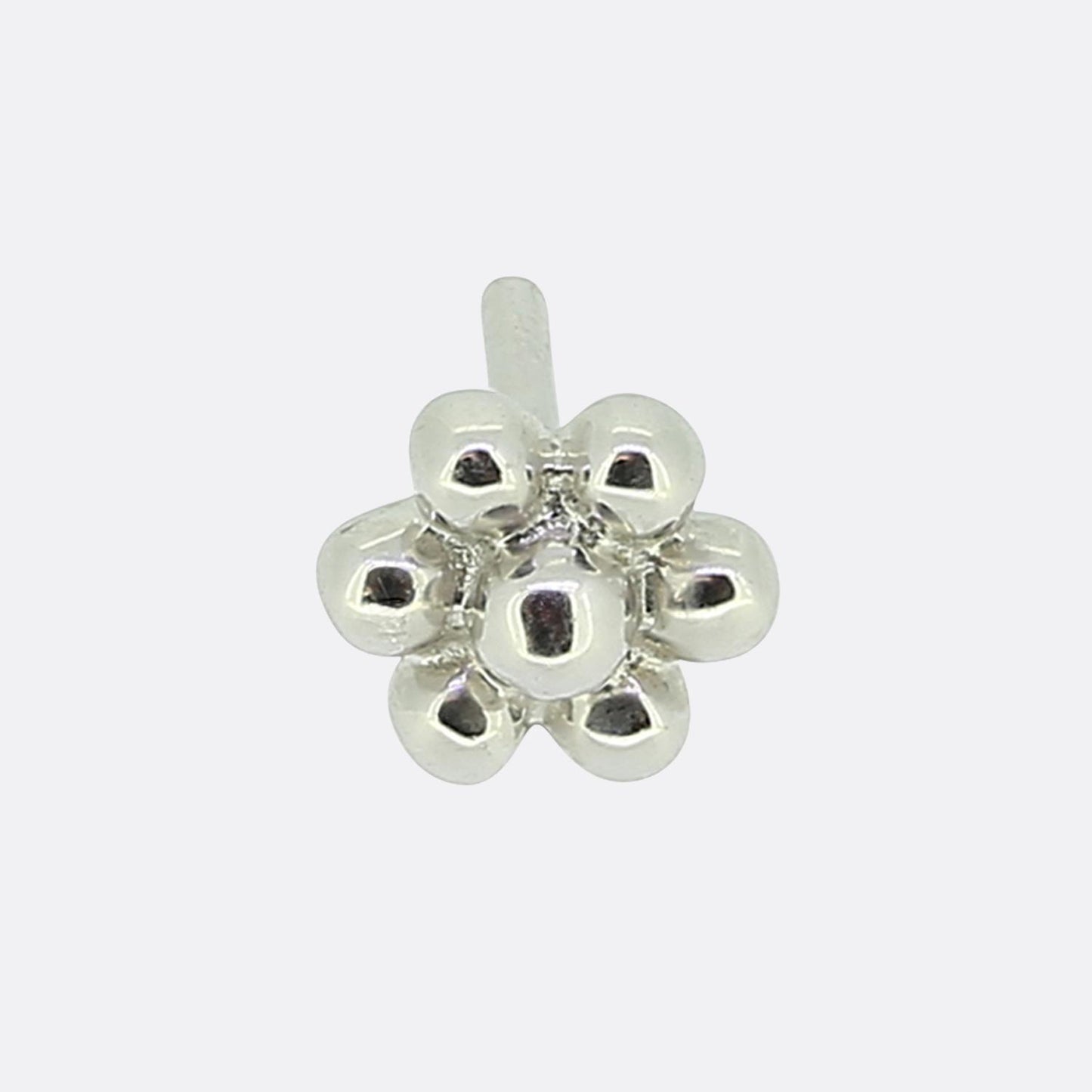 Maria Tash Invisible Diamond Threaded Stud Earring with Diamond Back