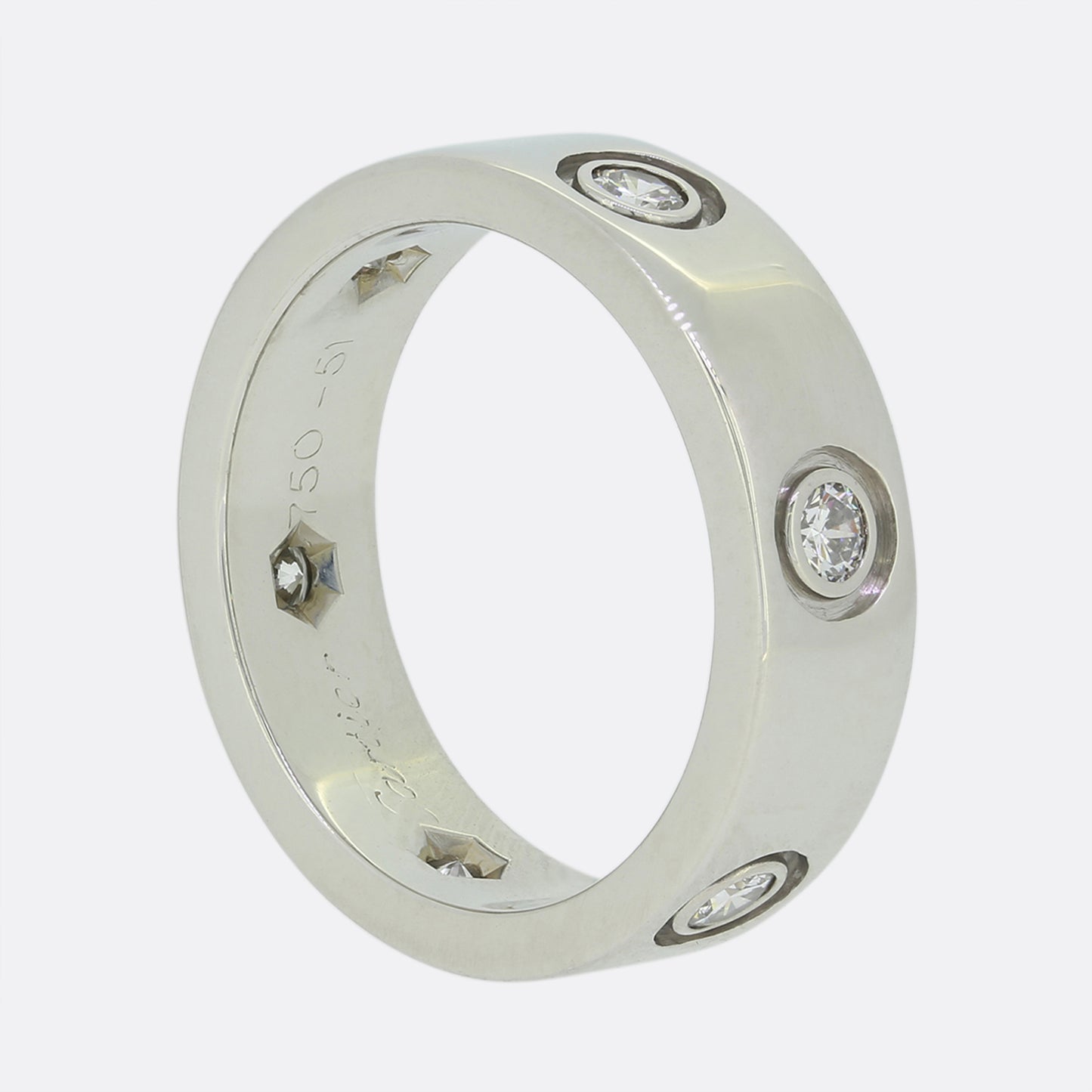Cartier Six Diamond LOVE Ring Size L (51)