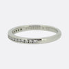 Tiffany & Co. 0.17 Carat Diamond Half Eternity Ring