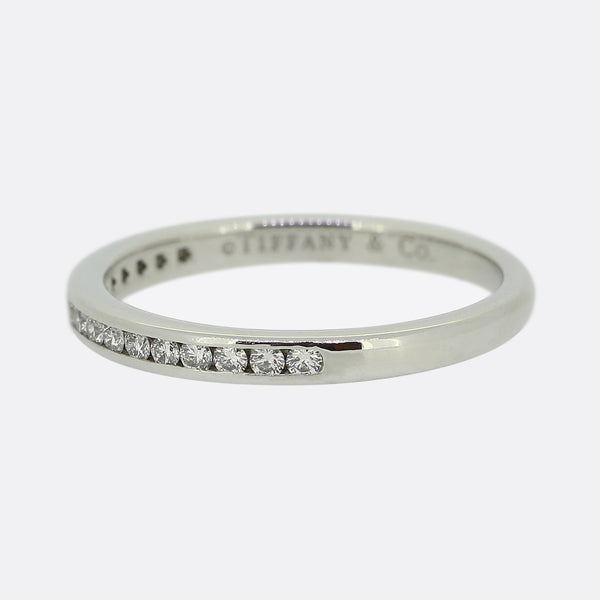 Tiffany & Co. 0.17 Carat Diamond Half Eternity Ring
