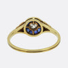 Art Deco Sapphire and Diamond Target Ring