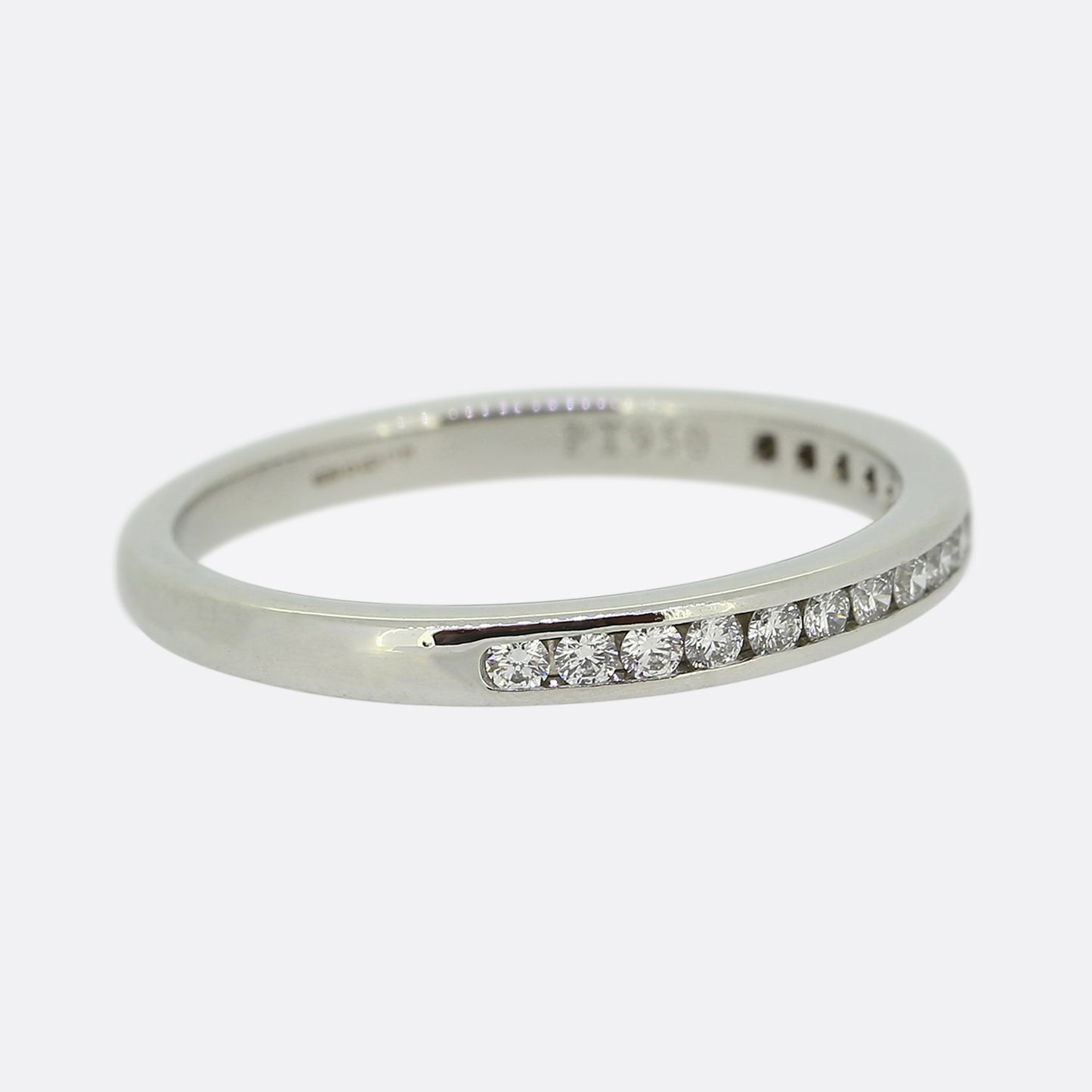 Tiffany & Co. 0.17 Carat Diamond Half Eternity Ring