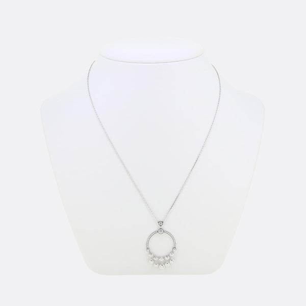 Cartier d'Amour Circular Drop Diamond Necklace
