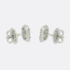 Wempe 0.84 Carat Emerald Cut 'One' Diamond Stud Earrings