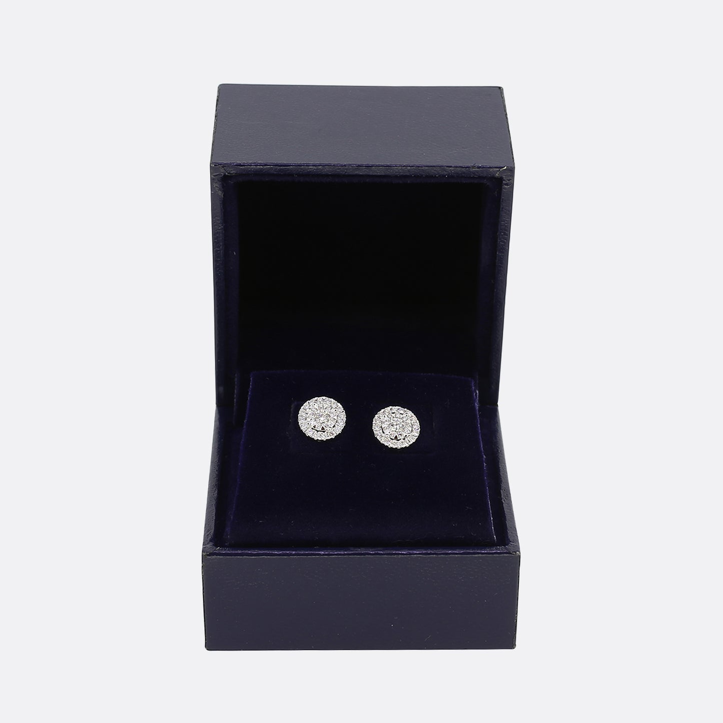 Mappin & Webb 0.30 Carat Diamond Halo Stud Earrings