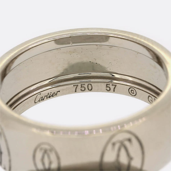 Cartier Logo De Cartier Wedding Band Ring Size Q