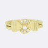 Diamond Rope Double Band Ring