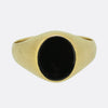 Vintage Onyx Signet Ring