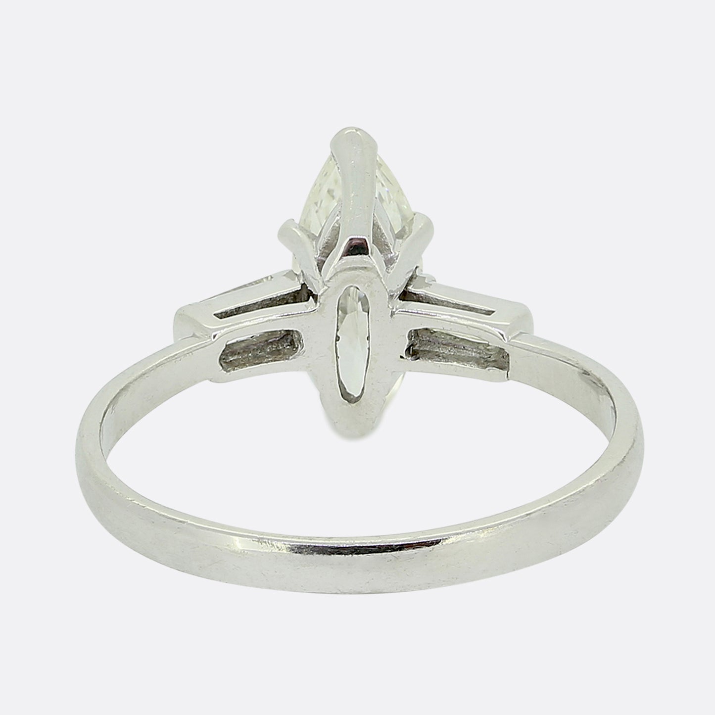1.00 Carat Marquise Cut Diamond Engagement Ring