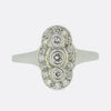 Art Deco Style Diamond Cluster Ring