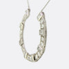 3.00 Carat Diamond Horseshoe Necklace