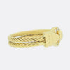 Diamond Rope Double Band Ring