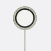French Art Deco Onyx and Diamond Stick Pin