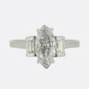 1.23 Carat Marquise Cut Diamond Engagement Ring