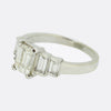 Art Deco 1.25 Carat Emerald Cut Diamond Ring