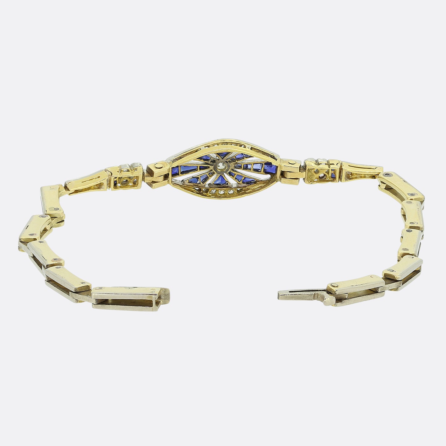 Art Deco Sapphire and Diamond Bracelet