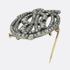 Edwardian 2.80 Carat Diamond B Brooch