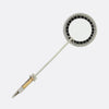 French Art Deco Onyx and Diamond Stick Pin