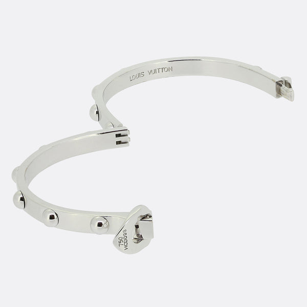 Louis Vuitton Diamond Clous Bangle Size 16