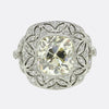 Vintage 3.12 Carat Diamond Cluster Ring