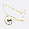 Victorian Diamond and Pearl Shamrock Brooch