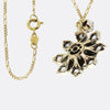 Victorian Natural Pearl and Diamond Sunflower Necklace
